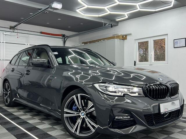 BMW 3-SERIE Touring 330i xDrive M-SPORT ** LED, BEIGE LEDER, PANORAMA, NAVI+, ACC, 19-INCH LMV ** 1e EIG - slechts 55.887km. ** ** INFORMEER OOK NAAR ONZE AANTREKKELIJKE FINANCIAL-LEASE TARIEVEN **