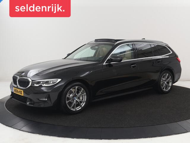 BMW 3-SERIE 330i High Executive | Panoramadak | Sport Line | Leder | Stoelverwarming | Trekhaak | Carplay | Live Cockpit | Camera | Navigatie | Sfeerverlichting | Park Assist | Sportstoelen | Climate control