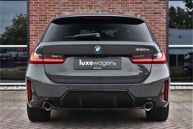 BMW 3-SERIE Touring 330e M-Sport Pano ACC H/K El-zetels HUD Dravitgrau 19inch