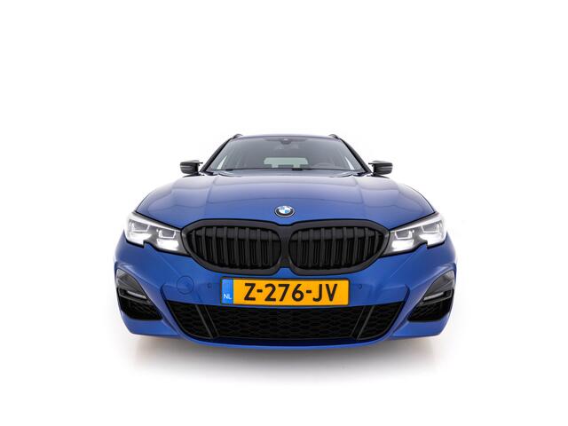 BMW 3-SERIE Touring 330e High Executive M-Sportpack (Plug-in) Aut. *LEATHER-MICROFIBRE | FULL-LED | DIGI-COCKPIT | HEATED-SPORTSEATS | CAMERA | CARPLAY | SHIFT-PADDLES | NAVI-FULLMAP | PRIVACY-GLASS | ECC | PDC | CRUISE | TOWBAR | 18''ALU*