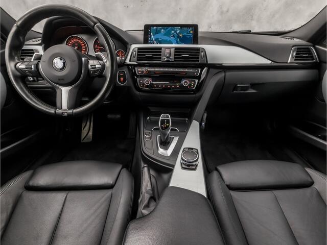 BMW 3-SERIE 320i M Sport High Executive 184Pk Automaat (GROOT NAVI, M PAKKET, DEALER ONDERHOUDEN, LEDER, STOELVERWARMING, SPORTSTOELEN, PARKEERSENSOREN, GETINT GLAS, SPORT AUTOMAAT, NIEUWSTAAT)