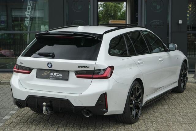 BMW 3-SERIE Touring 330e xDrive M-sport M3 stoelen Panoramadak *SOH 98%* Memory *BTW* Black pack NLauto 19" LMV
