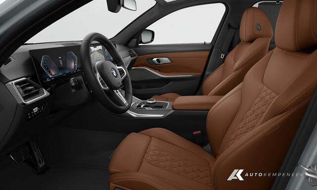 BMW 3-SERIE M340i xDrive Touring | Harman/Kardon | Merino Leder Tartufo | 22.236 km! | Memory | Adaptief M-Onderstel | Stuurverw. | 19' Inch |