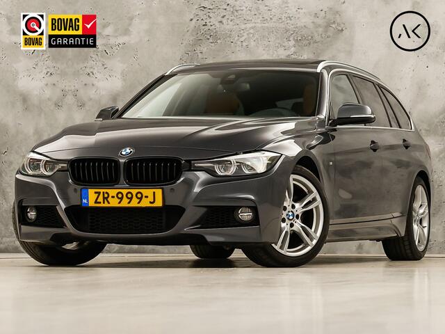 BMW 3-SERIE 318i M Sport Automaat (PANORAMADAK, M PAKKET, GROOT NAVI, CAMERA, DEALER ONDERHOUDEN, COGNAC LEDER, SPORTSTOELEN, STOELVERWARMING, VIRTUAL COCKPIT, NIEUWSTAAT)