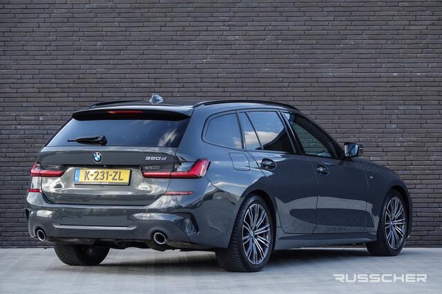 BMW 3-SERIE Touring 320d 190Pk Aut. | High Executive | M-sport | 360° Camera | Trekhaak | 18'' | Dravit Grau