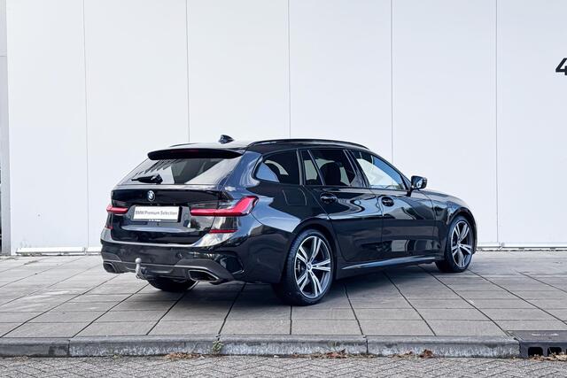 BMW 3-SERIE Touring M340i xDrive High Executive Individual / Adaptief M onderstel / Harman Kardon / Glazen Panoramadak / Elektrisch verstelbare stoelen / Laserlicht / Interieurvoorverwarming / Trekhaak Zwenkbaar / 19"Inch / Citrinschwarz ii Individual – foto 4