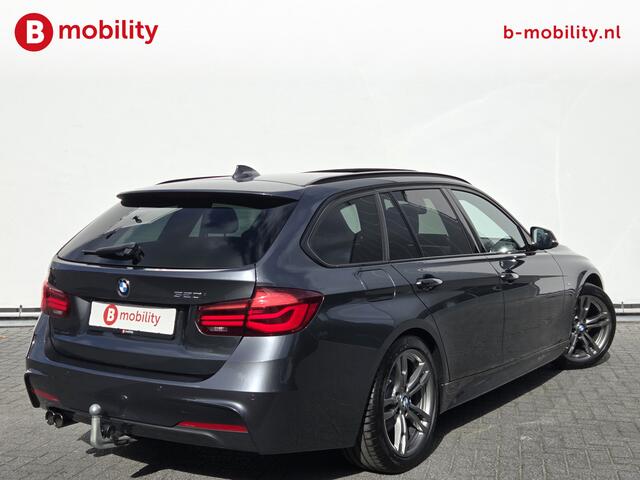BMW 3-SERIE Touring 320i High Executive M-Sport Trekhaak 1800kg Apple CarPlay NL Auto! | Head-Up | Panoramadak | Hifi | DAB Audio | Leer