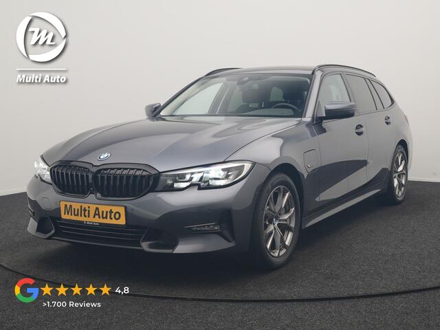 BMW 3-SERIE Touring 330e Sportline PHEV 293pk Dealer O.H | Trekhaak Af Fabriek | Camera | Cruise Control | Lederen Sportstoelen Verwarmd | Apple Carplay | Virtual | Navigatie | Sfeerverlichting | DAB | 17"L.M |