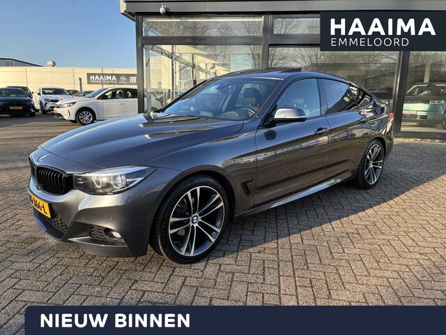 BMW 3-SERIE GT Gran Turismo 320i 8-traps Automaat High Executive | Navigatie | Panorama-Dak | Leder | ECC | 19" LM-Velgen | Camera | Parkpilot | M Pakket | Set winterbanden LMV