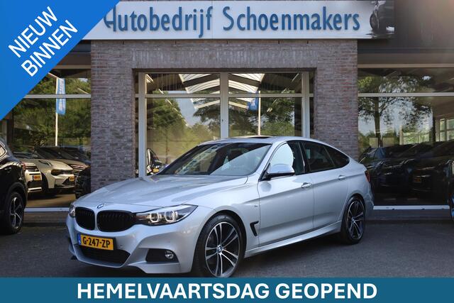 BMW 3-SERIE GT Gran Turismo 320i High Executive Edition M-Sport PANO STOELVERW. CAMERA LEER ELEC-KLEP DAB NAVI CRUISE CLIMA 2XPDC 19''LMV NAP