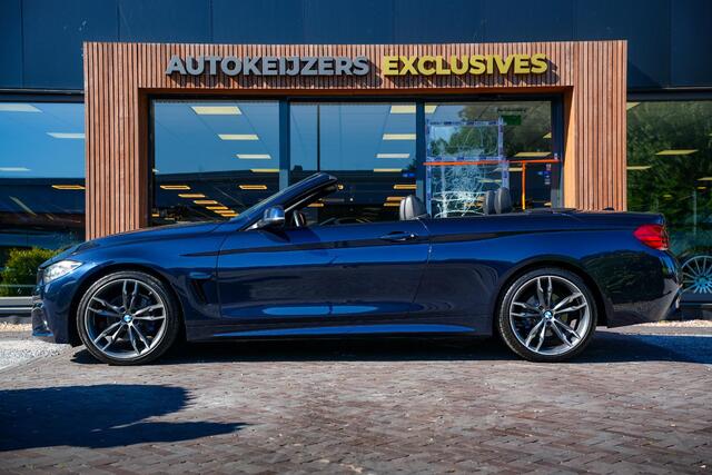 BMW 4-SERIE Cabrio 428i Essential M Pakket Sportstoelen Leer Memory Navi Xenon Keyless 19"LM