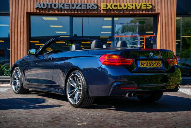 BMW 4-SERIE Cabrio 428i Essential M Pakket Sportstoelen Leer Memory Navi Xenon Keyless 19"LM