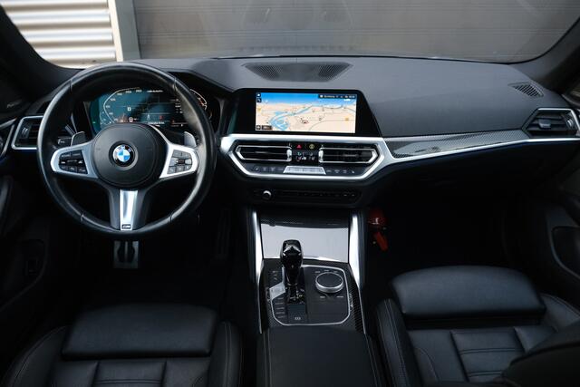 BMW 4-SERIE Gran Coupé M440i xDrive High Executive M Sport Schuifdak HUD LaserLed Dravitgrau ACC 360 Camera