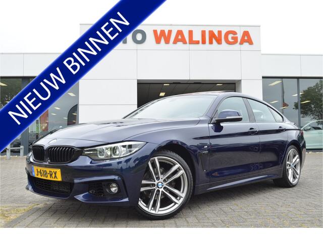 BMW 4-SERIE Gran Coupé 418i M Sport Schuif/-kantel dak | Leer | Trekhaak elektr | a.Camera | Groot navi | Stoelverwarming | DAB
