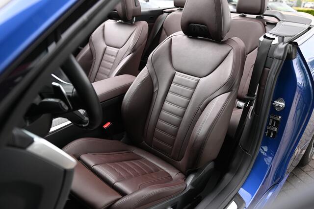 BMW 4-SERIE Cabrio 420i High Executive M Sport Automaat / Stoelverwarming / Leder / Stuurwielverwarming / Harman Kardon / Comfort Access / 18" LMV