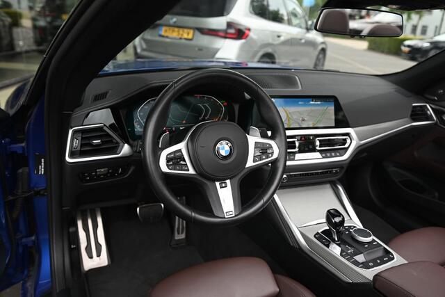BMW 4-SERIE Cabrio 420i High Executive M Sport Automaat / Stoelverwarming / Leder / Stuurwielverwarming / Harman Kardon / Comfort Access / 18" LMV