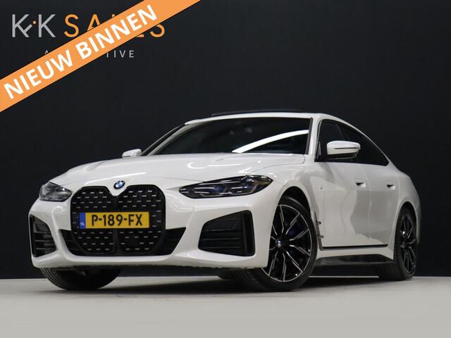 BMW 4-SERIE Gran Coupé 420i M Sport [SCHUIFKANTELDAK, HARMAN KARDON, APPLE CARPLAY, ANDROID, LEDEREN MEMORY SEATS, CAMERA, STUUR- + STOELVERWARMING, CRUISE, NIEUWSTAAT]