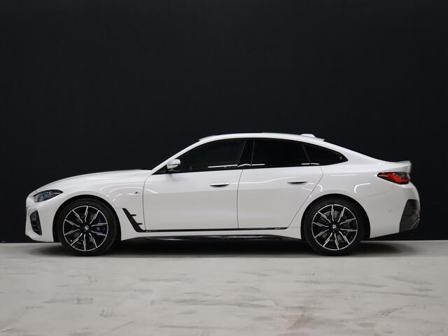 BMW 4-SERIE Gran Coupé 420i M Sport [SCHUIFKANTELDAK, HARMAN KARDON, APPLE CARPLAY, ANDROID, LEDEREN MEMORY SEATS, CAMERA, STUUR- + STOELVERWARMING, CRUISE, NIEUWSTAAT]