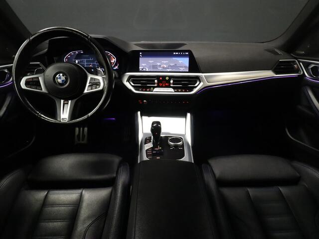 BMW 4-SERIE Gran Coupé 420i M Sport [SCHUIFKANTELDAK, HARMAN KARDON, APPLE CARPLAY, ANDROID, LEDEREN MEMORY SEATS, CAMERA, STUUR- + STOELVERWARMING, CRUISE, NIEUWSTAAT]