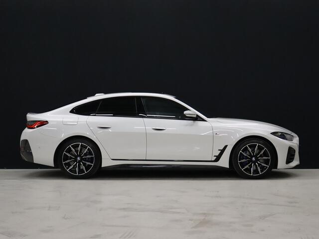 BMW 4-SERIE Gran Coupé 420i M Sport [SCHUIFKANTELDAK, HARMAN KARDON, APPLE CARPLAY, ANDROID, LEDEREN MEMORY SEATS, CAMERA, STUUR- + STOELVERWARMING, CRUISE, NIEUWSTAAT]