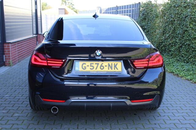 BMW 4-SERIE Gran Coupé 418i M Sport High Executive Automaat - Dealer onderhouden - Nederlandse auto 19 inch - Zwart leder - Stoelverwarming - Camera