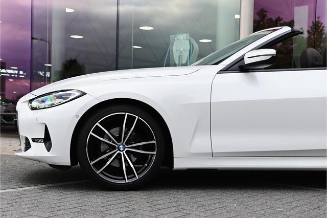 BMW 4-SERIE Cabrio 420i High Executive Automaat / Achteruitrijcamera / Parking Assistant / Live Cockpit Professional / Stoelverwarming / Cruise Control / 19" LMV