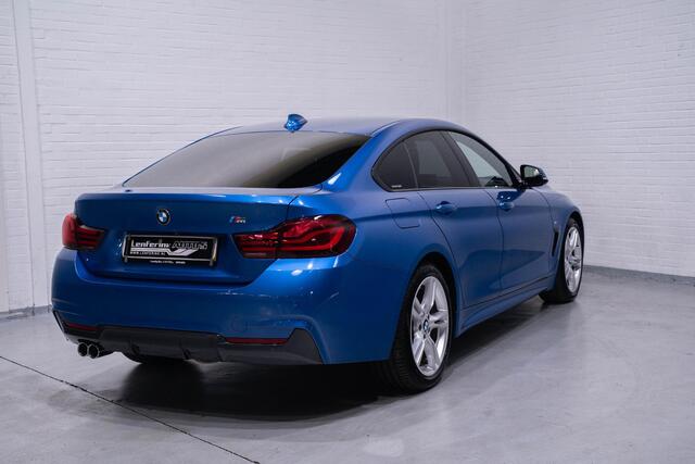 BMW 4-SERIE Gran Coupé 420d Corporate Lease High Executive M-Pakket HUD PDC v+a lane-assist front-assist 18"LMV voorstoelen electrisch bedienbaar links met memo private-glas cruise-controle schakelflippers aan het stuur allu-inlegdelen allcantara/stof camera stoelver