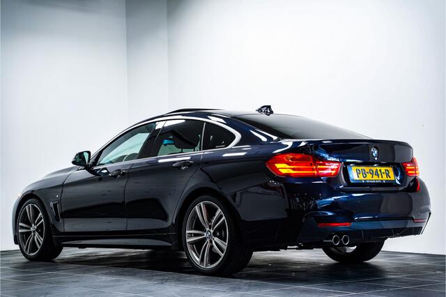 BMW 4-SERIE Gran Coupé 420i High Executive M-Sport|Schuif-Kanteldak|Trekhaak|Leder|Navi