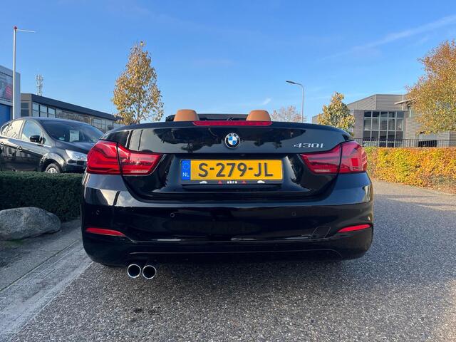 BMW 4-SERIE Cabrio 430i High Executive | Cognac lederen bekleding | NAVI | Memory | NAVI | LED