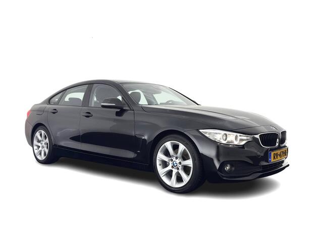 BMW 4-SERIE Gran Coupé 420d Centennial High Executive (INCL-BTW) Aut. *NAVI-FULLMAP | FULL-LEATHER | HEATED- COMFORTSEATS | ECC | BI-XENON | KEYLESS | MEMORY-PACK | PDC | 18'' ALU*