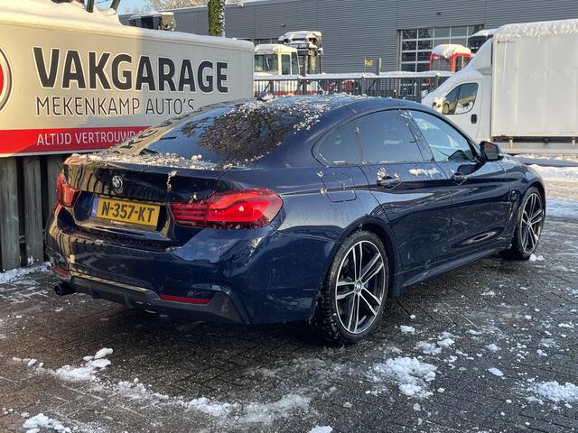 BMW 4-SERIE Gran Coupé 418i Executive Edition M Sport 19"/Leder + memory/Schuif-kanteldak/Harman Kardon/Head-up/Stoel + stuurverwarming/360 camera/Trekhaak