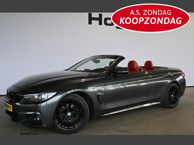 BMW 4-SERIE Cabrio 420i High Executive M-Pakket Automaat Clima Navigatie Leder Rijklaarprijs Inruil Mogelijk!