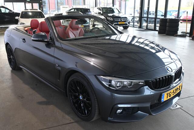 BMW 4-SERIE Cabrio 420i High Executive M-Pakket Automaat Clima Navigatie Leder Rijklaarprijs Inruil Mogelijk!