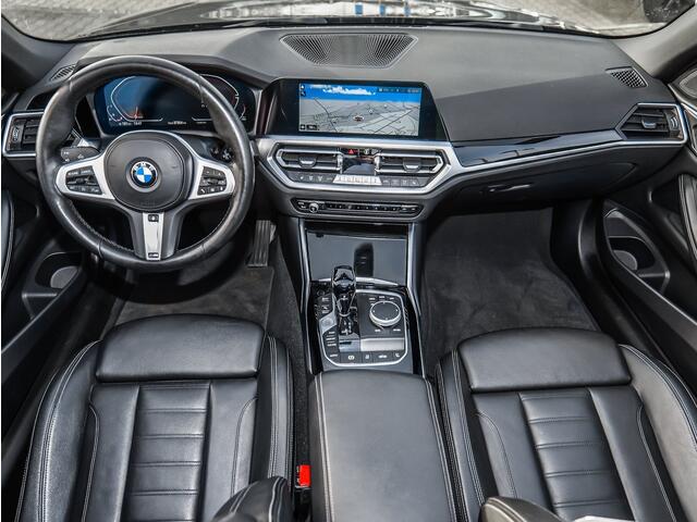 BMW 4-SERIE Cabrio 420iA ** LED, VOL-LEDER, NAVI+, NEKVERW, VERW. ST, 18-inch LMV, MEMORY ** 1e EIG - Slechts 37.500km ** ** INFORMEER OOK NAAR ONZE AANTREKKELIJKE FINANCIAL-LEASE TARIEVEN **