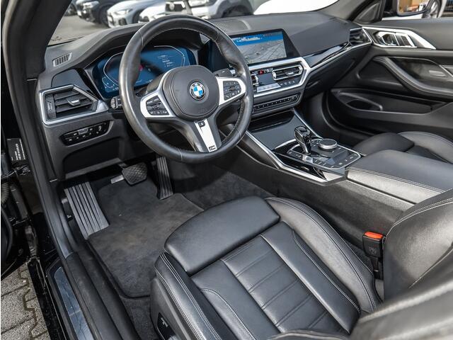 BMW 4-SERIE Cabrio 420iA ** LED, VOL-LEDER, NAVI+, NEKVERW, VERW. ST, 18-inch LMV, MEMORY ** 1e EIG - Slechts 37.500km ** ** INFORMEER OOK NAAR ONZE AANTREKKELIJKE FINANCIAL-LEASE TARIEVEN **