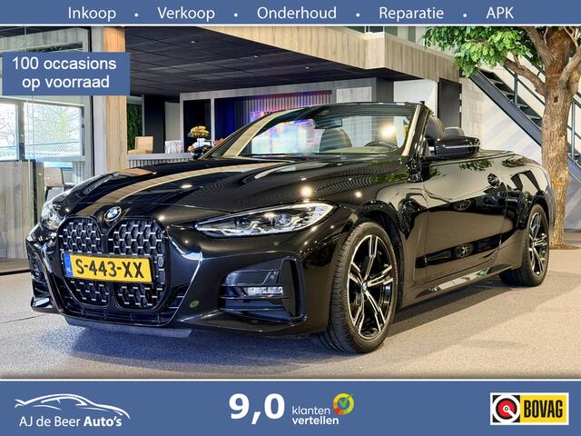 BMW 4-SERIE Cabrio 420i High Executive H/K | Camera |Stoel/stuur/nek verwarming | Carplay | Navigatie