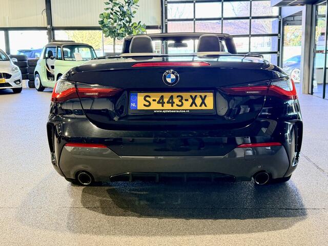 BMW 4-SERIE Cabrio 420i High Executive H/K | Camera |Stoel/stuur/nek verwarming | Carplay | Navigatie
