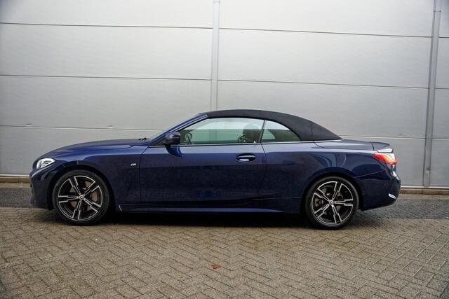 BMW 4-SERIE Cabrio 430i High Executive M-Sport, elektrische stoelen, H/K geluidsinstallatie, Camera, Apple CarPlay, Airscarf