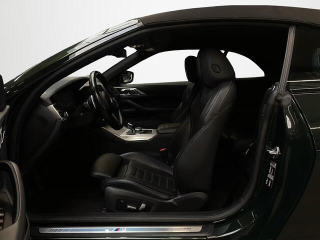 BMW 4-SERIE Cabrio 420iA M-SPORT ** LED, NAVI+, LEDER, MEMORY, ALARM, AMBIENTE, 18-inch LMV ** 1e EIG - UNFALLFREI ** ** INFORMEER OOK NAAR ONZE AANTREKKELIJKE FINANCIAL-LEASE TARIEVEN **