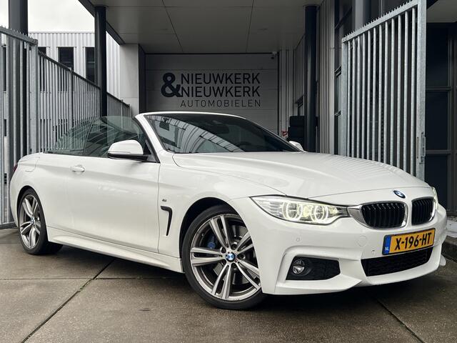 BMW 4-SERIE Cabrio 428i M Sport | HEAD-UP DISPLAY | CAMERA | LEDER | NAVI | CARPLAY | LMV 19'' | NEK/STOEL/STUURVERWARMING | PDC V+A | KEYLESS | CRUISE CONTROL | CLIMATE CONTROL | BLUETOOTH