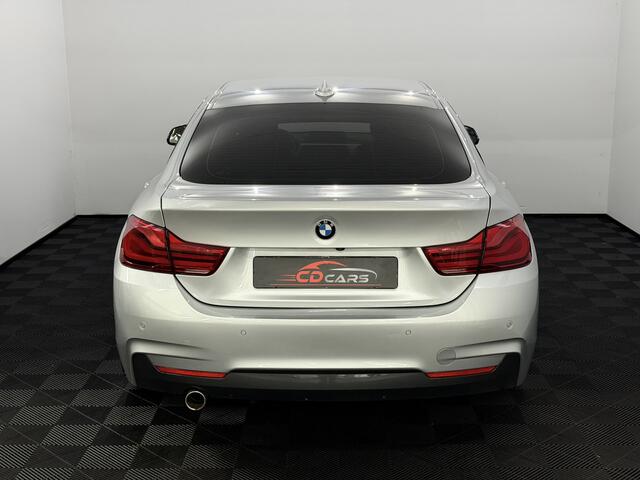 BMW 4-SERIE Gran Coupé 418i High Executive M sport Leder, Camera, Navi, Stoelverwarming, Cruise control, Elektrische achterklep, Keyless start, Lichtmetalen velgen