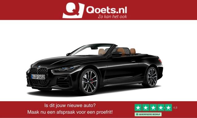 BMW 4-SERIE Cabrio M440i Driving Assistant Professional - Harman Kardon - BMW Laserlight - Air collar - Windscherm - Interieurvoorverwarming - Elektrisch verwarmde voorstoelen - Parking Assistant Plus -
