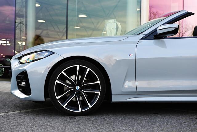 BMW 4-SERIE Cabrio 420i High Executive M Sport Automaat / Achteruitrijcamera / Air Collar / Stoelverwarming / Active Cruise Control / Ambiance verlichting / Stuurverwarming