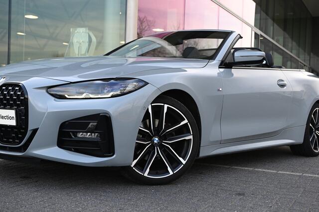 BMW 4-SERIE Cabrio 420i High Executive M Sport Automaat / Achteruitrijcamera / Air Collar / Stoelverwarming / Active Cruise Control / Ambiance verlichting / Stuurverwarming