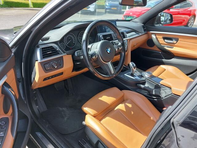BMW 4-SERIE Gran Coupé 420i 184pk Automaat High Executive | Navi | Clima | Cruise | Led Koplampen | Leder+Sportstoel | Stoelverwarming V+A | Dodehoek+Rijstrooksensor | Pdc V+A+Assist+Camera | 18''lm | Trekhaak