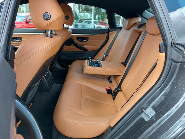 BMW 4-SERIE Gran Coupé 420i 184pk Automaat High Executive | Navi | Clima | Cruise | Led Koplampen | Leder+Sportstoel | Stoelverwarming V+A | Dodehoek+Rijstrooksensor | Pdc V+A+Assist+Camera | 18''lm | Trekhaak