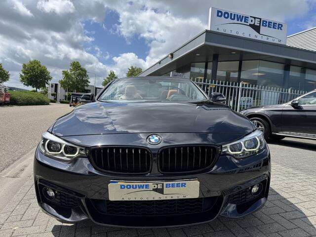 BMW 4-SERIE Cabrio 420i M-sport Trekhaak | Leer | Memory | Windscherm | Spiegel pakket