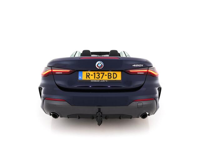 BMW 4-SERIE Cabrio 420i High Executive M-Sportpack (INCL.BTW) *LEATHER | FULL-LED | MEMORY-PACK | BLIND-SPOT | DIGI-COCKPIT | HIFI-SOUND | SHIFT-PADDLES | CAMERA | DAB | NAVI-FULLMAP | TOWBAR | 19''ALU*