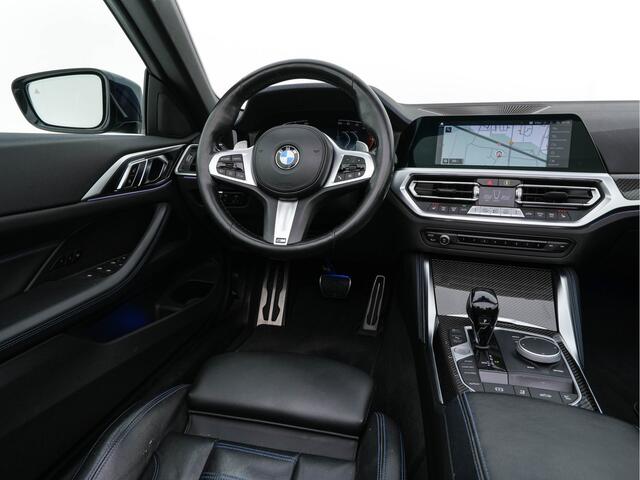 BMW 4-SERIE Cabrio 420i High Executive M-Sportpack (INCL.BTW) *LEATHER | FULL-LED | MEMORY-PACK | BLIND-SPOT | DIGI-COCKPIT | HIFI-SOUND | SHIFT-PADDLES | CAMERA | DAB | NAVI-FULLMAP | TOWBAR | 19''ALU*