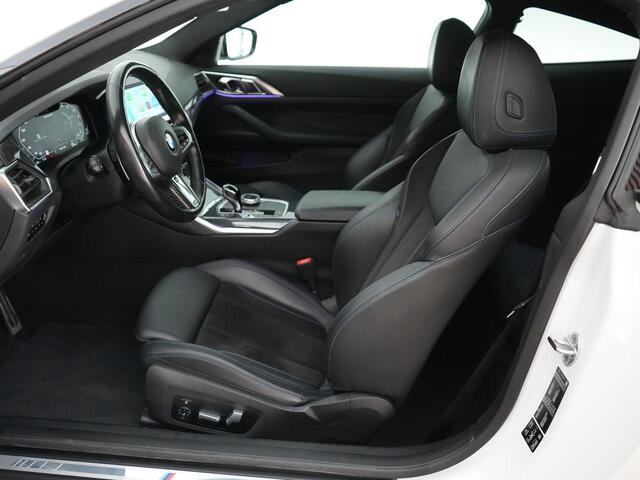 BMW 4-SERIE Coupé M440i 374pk xDrive High Executive |M-sport|Laser LED|memory|head up|Apple Carplay|blind spot|360 camera|adaptive cruise control|19" lichtmetalen velgen|